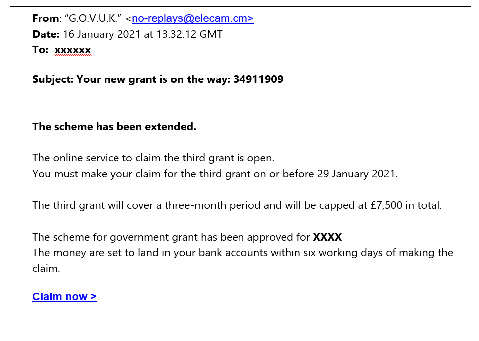 Examples of HMRC related phishing emails, suspicious phone calls and texts - GOV.UK