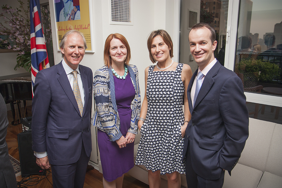 Charlie Mayhew, consulate staff member Clare Risman, Executive Director of Tusk USA Meredith Ogilvie-Thompson, and Consul General Danny Lopez