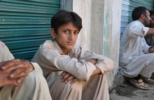 Nadeem, aged 13, a victim of the flooding in Pakistan. Photo copyright: Save the Children