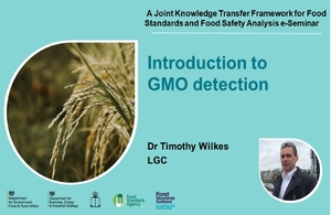 Information slide with picture of wheat and Timothy Wilkes