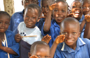 Schoolchildren in Ghana