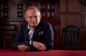 A photograph of Dr Simon Thurley CBE