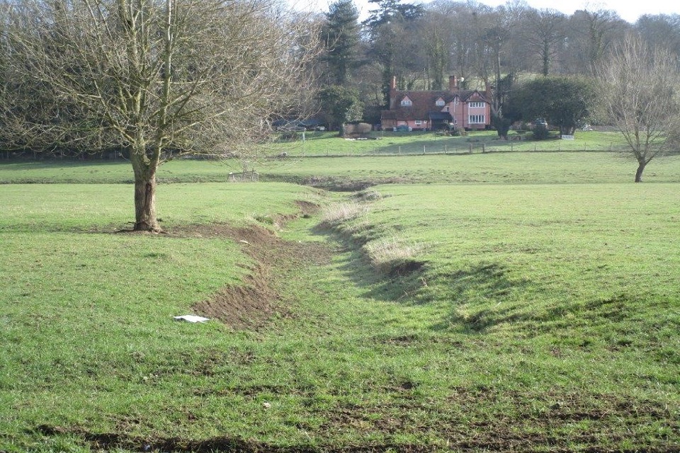 A marsh dyke before our project.