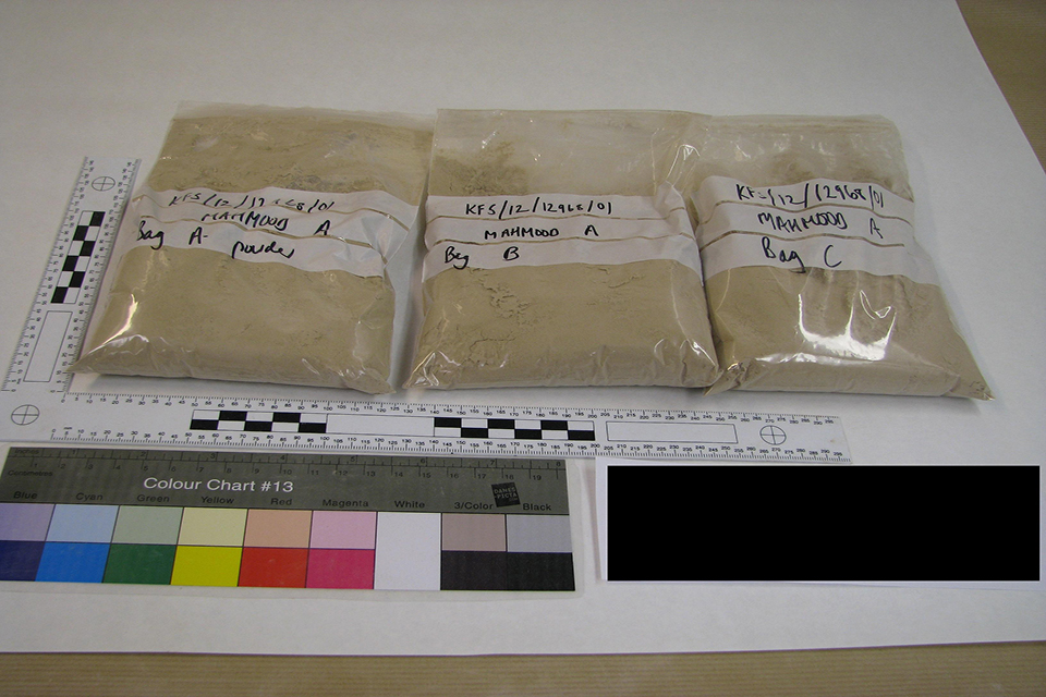 The drugs had a street value of £86,850