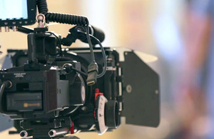 A film and TV professional camera