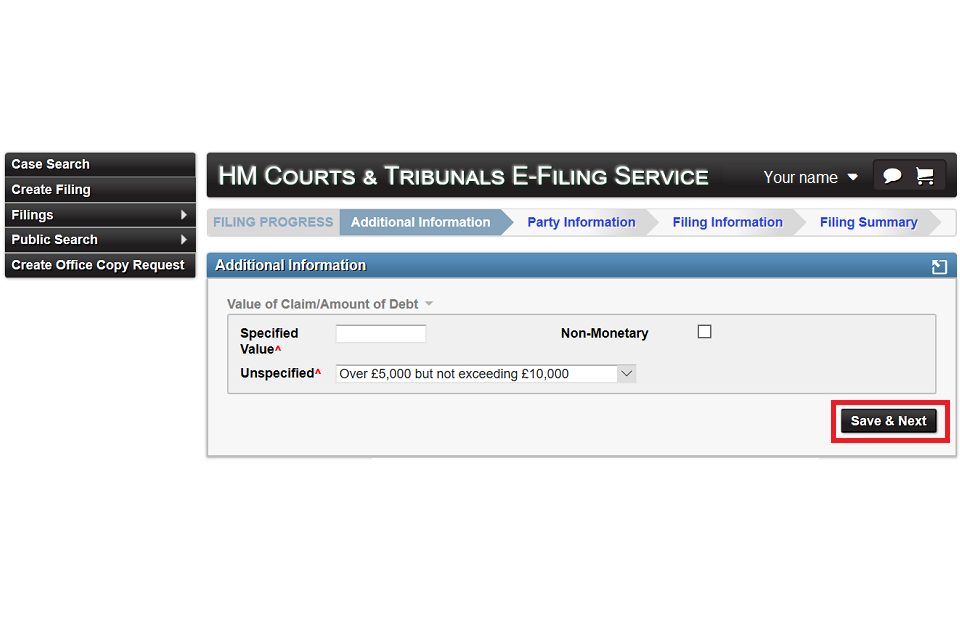 Submit and manage your filings GOV.UK