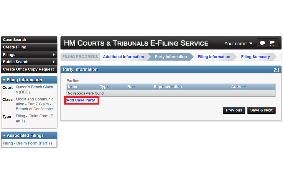 Submit And Manage Your Filings - GOV.UK