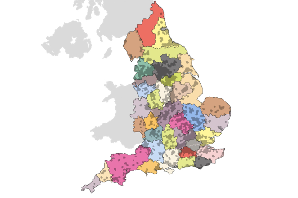 Map shows areas within each Regional Supplier contract that will be prioritised within the project