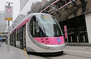 Further £33 million COVID-19 support funding announced for light rail and trams in the north and the Midlands