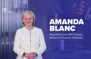 Amanda Blanc appointed as new HM Treasury Women in Finance Champion