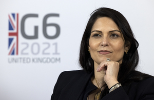 Priti Patel leads G6 on security threats and illegal migration - GOV.UK