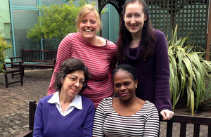 Members of the Cinnamon Network - who were awarded the Big Society Award