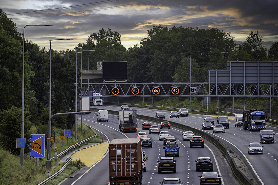 Smart motorways in the UK