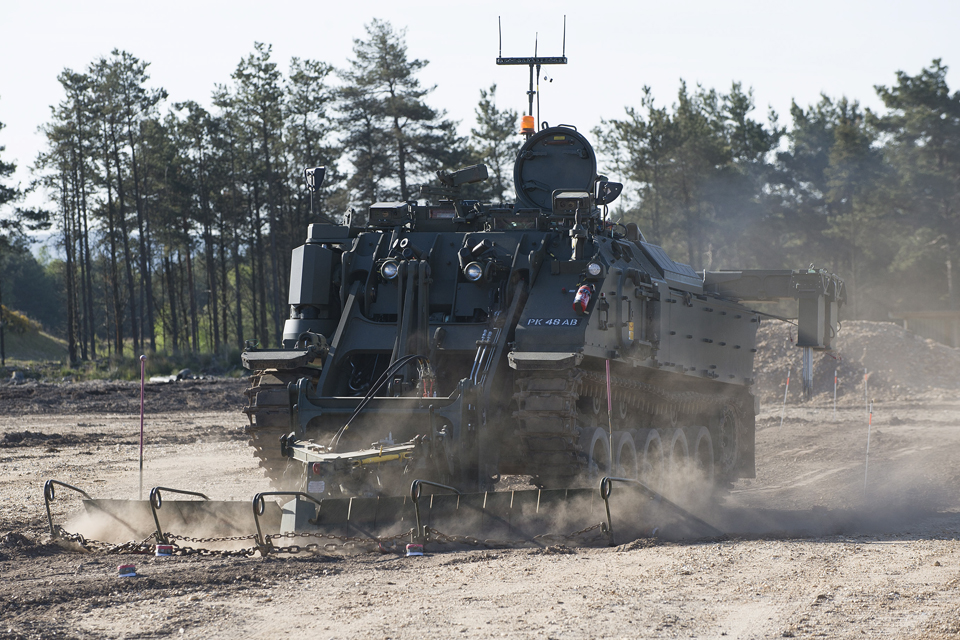 The Terrier - a tracked, armoured engineer vehicle