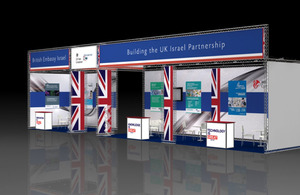 British Embassy booth at BioMed 2013