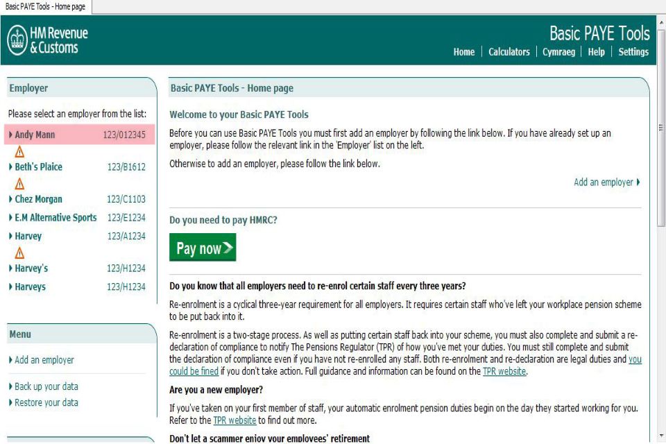 Send an Employer Payment Summary using Basic PAYE Tools GOV.UK Send an Employer Payment Summary using Basic PAYE Tools GOV.UK