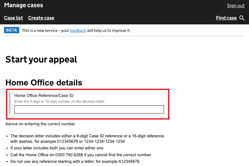 Make An Immigration And Asylum Appeal Using Myhmcts Gov Uk   13   HOa 