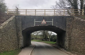The historic bridge at Horspath