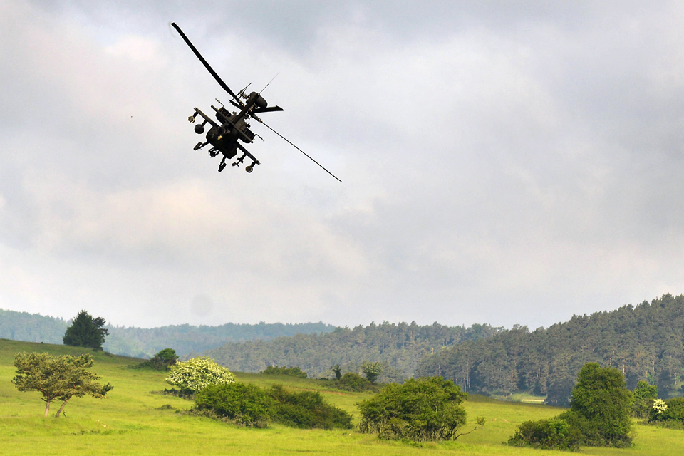 An Apache attack helicopter