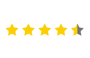 4.6 out of 5 gold stars