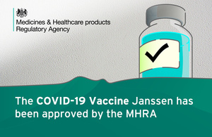 COVID-19 Vaccine Janssen has been approved by the MHRA