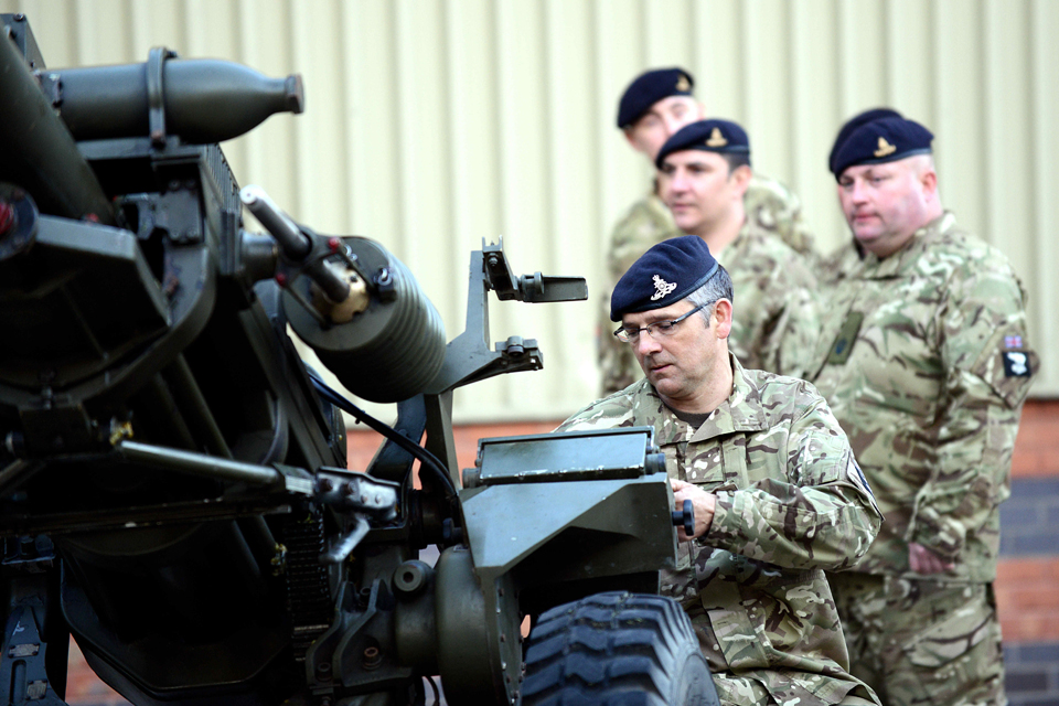 TA soldiers  practice their firing for Armed Forces Day