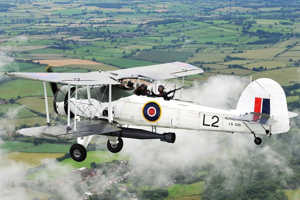 Royal Navy Historic Flight Swordfish aircraft