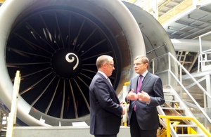 Welsh Secretary visits British Airways Maintenance Centre