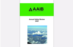 Cover of the Annual Safety Review 2020