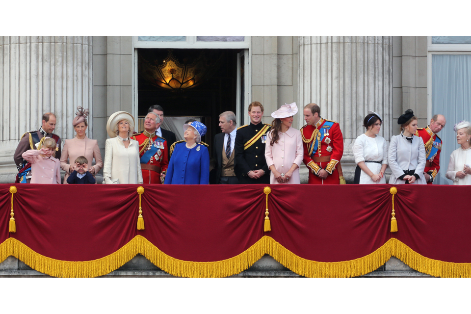 Her Majesty and members of the Royal Family