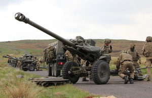 Soldiers take part in Exercise Pashtun Sabre on Otterburn Training Area [Picture: Crown copyright]