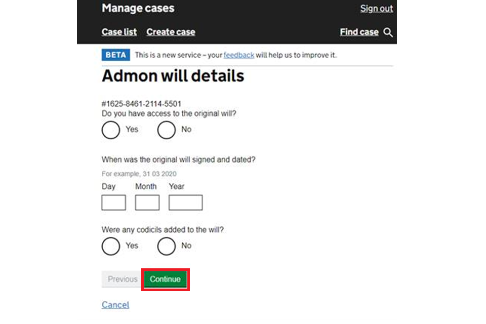 Apply for probate with MyHMCTS - GOV.UK