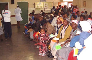 Patients waiting for anti-retroviral treatment