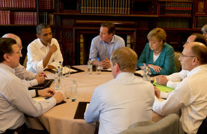 G8 leaders at the summit