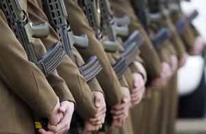 British soldiers on parade (library image) [Picture: Crown copyright]
