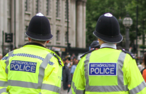 Image of two Metropolitan Police officers on patrol