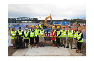 The Endeavour Centre foundation stone-laying ceremony group shot