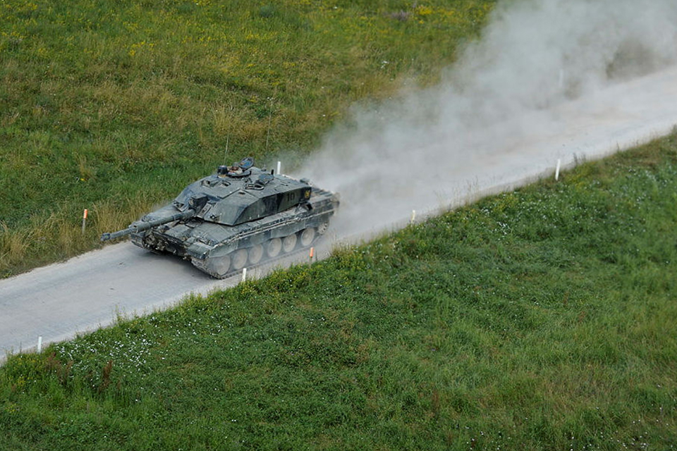 Challenger 2 tank, Salisbury Plain