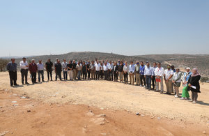 Heads of Mission and likeminded countries in Beita Village