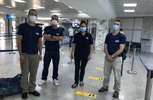 UK Emergency Medical Team arrive in Tunisia
