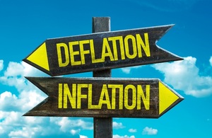 Deflation Inflation Signs
