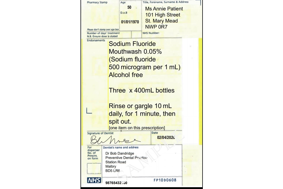 prescription fluoride