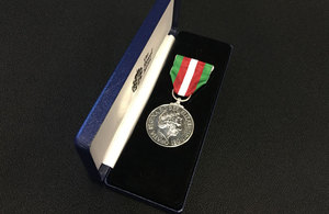 Merchant Navy medal.