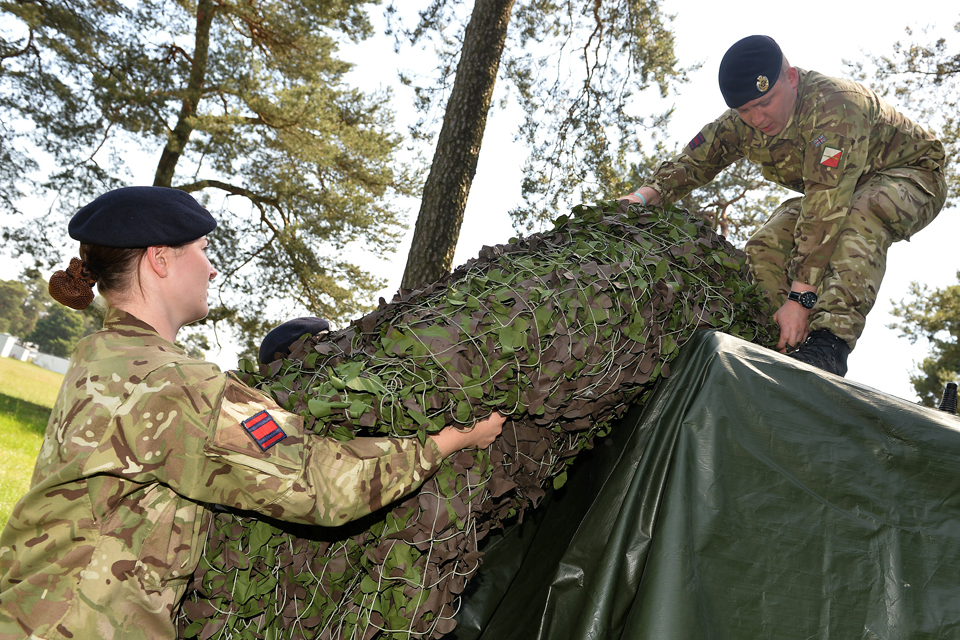 Soldiers from 75 Engineer Regiment