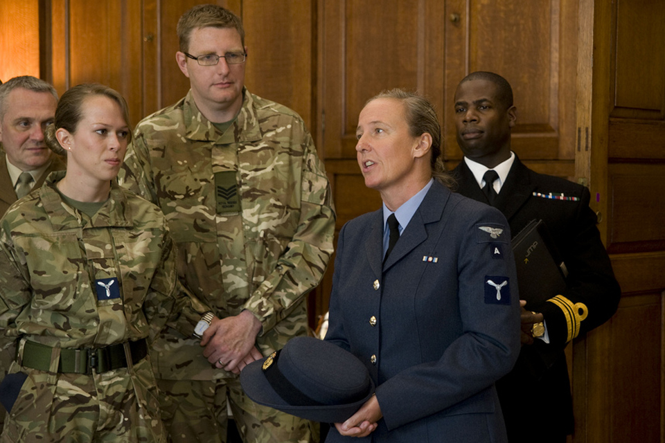 Civil Service reservists at Sir Bob Kerslake's reception