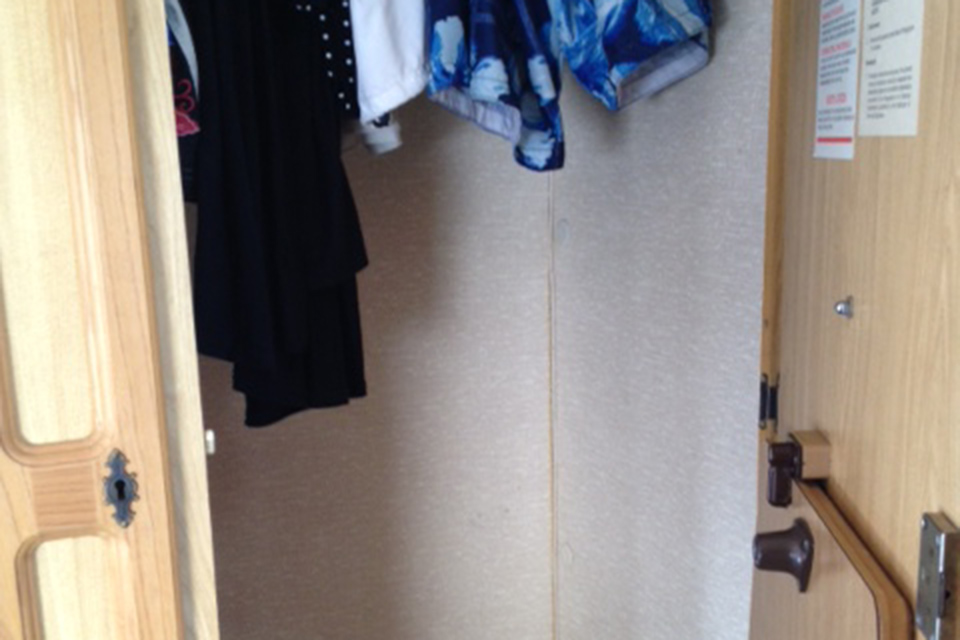 Caravan cupboard