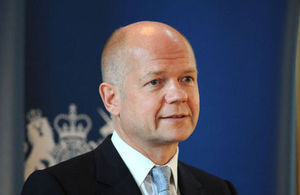 Foreign Secretary William Hague