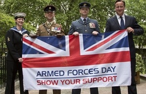 The Prime Minister and Armed Forces personnel