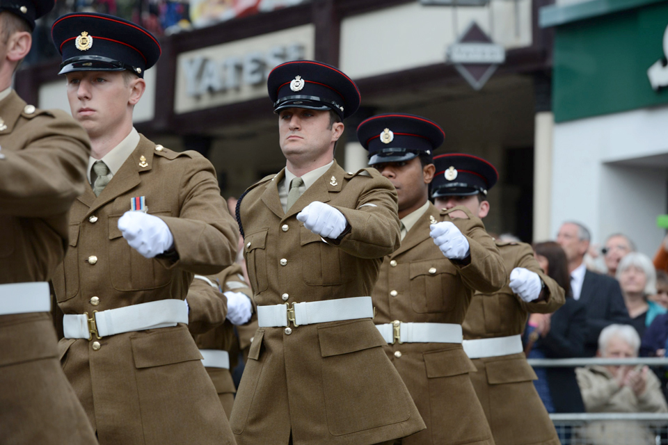 Soldiers from 64 Works Group Royal Engineers