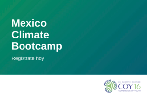 Registro para el Climate Bootcamp México